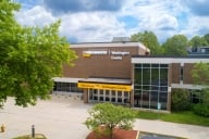 The exterior of UW-Milwaukee at Washington County's campus building